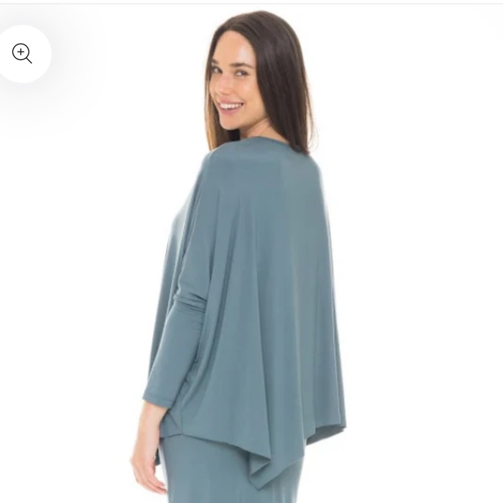 NWOT Maya’s Place Modal “Eden” Batwing Style Women's Flowy Top in 3XL Modest - Picture 3 of 6